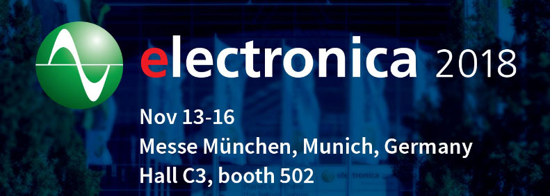 Meet Spark Connected at electronica 2018 - Nov. 13-16, 2018